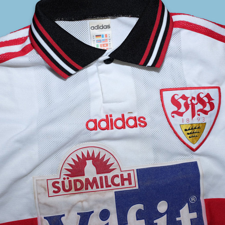 Vintage adidas VFB Stuttgart Jersey Small - Double Double Vintage