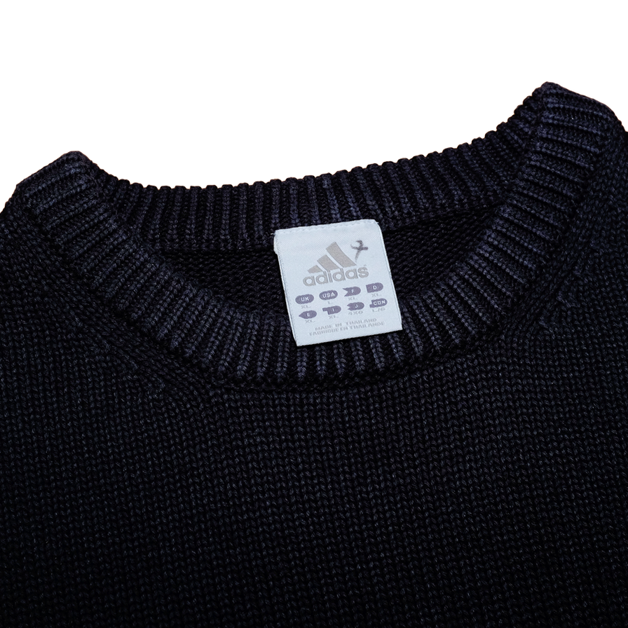 Vintage adidas Knit Sweatshirt XLarge - Double Double Vintage