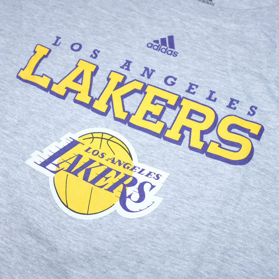 adidas Los Angeles Lakers Longsleeve XLarge - Double Double Vintage
