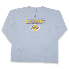 adidas Los Angeles Lakers Longsleeve XLarge - Double Double Vintage