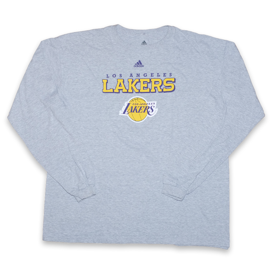 adidas Los Angeles Lakers Longsleeve XLarge - Double Double Vintage