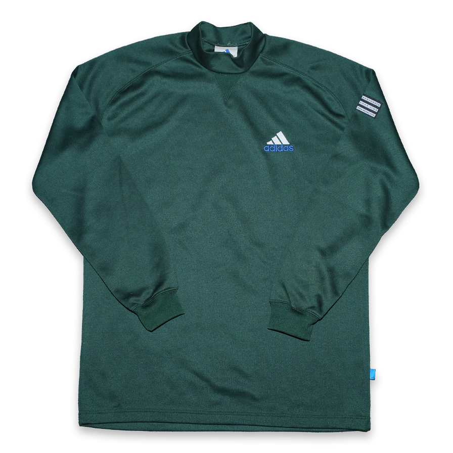 Vintage adidas Mock Neck Sweater Large - Double Double Vintage