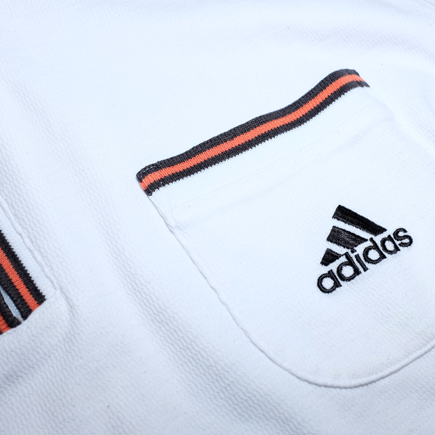 adidas Half Zip Polo Medium / Large - Double Double Vintage