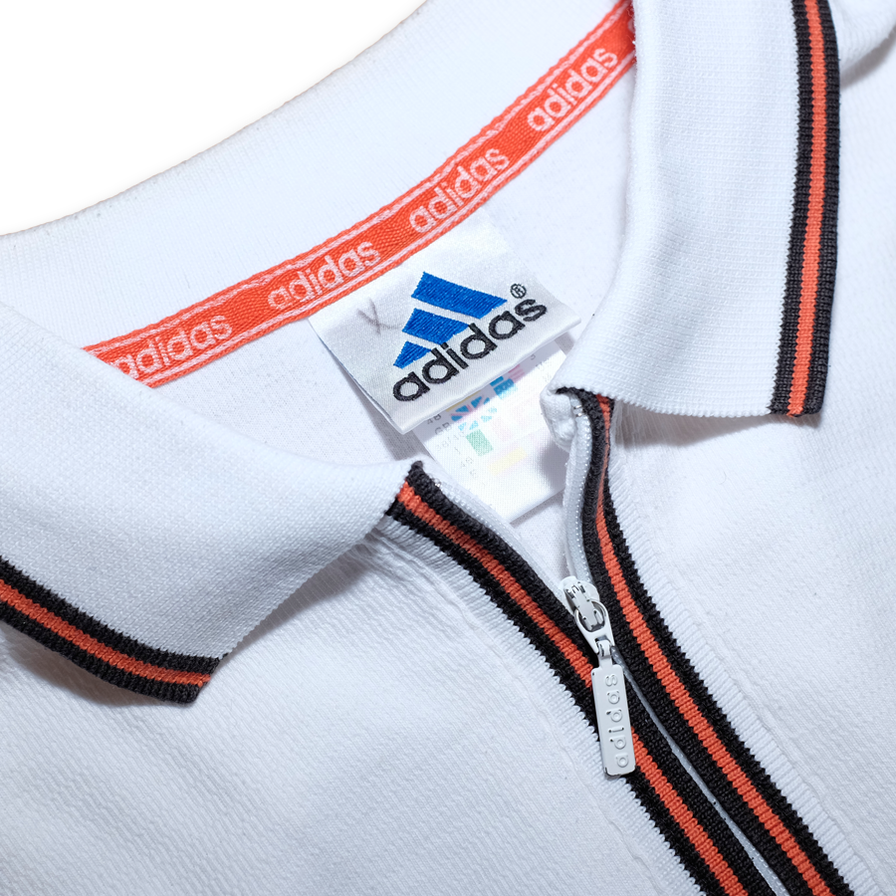 adidas Half Zip Polo Medium / Large - Double Double Vintage