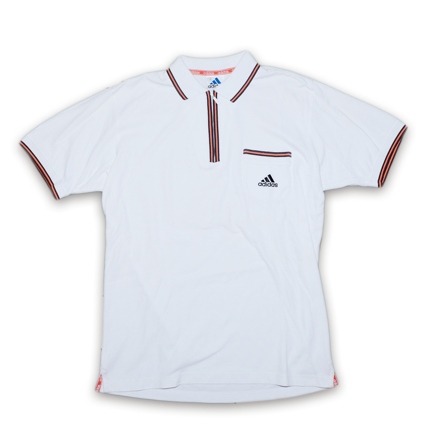 adidas Half Zip Polo Medium / Large - Double Double Vintage