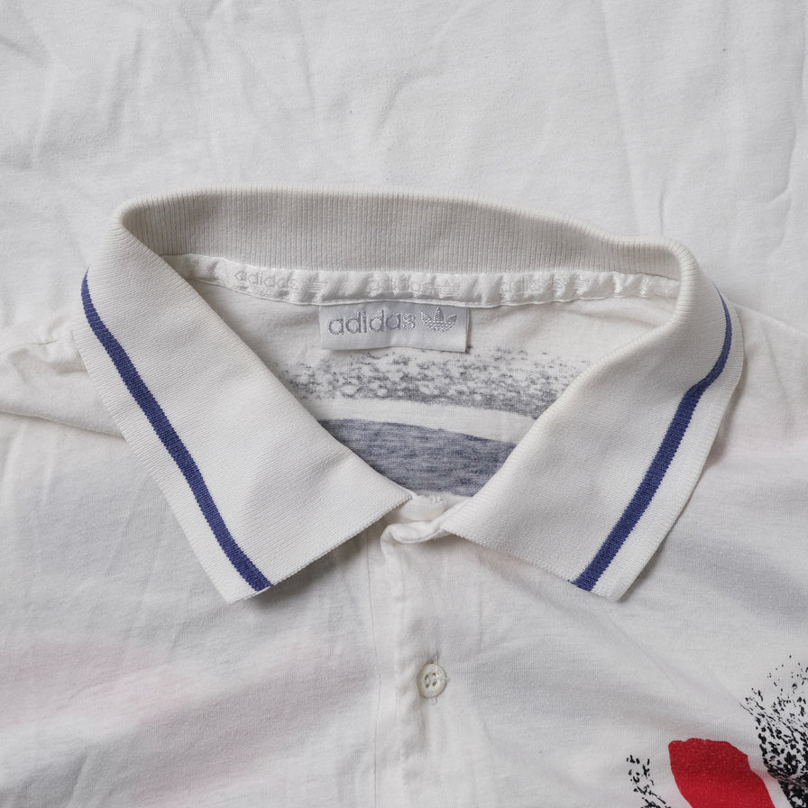 Vintage adidas Stefan Edberg Polo XLarge