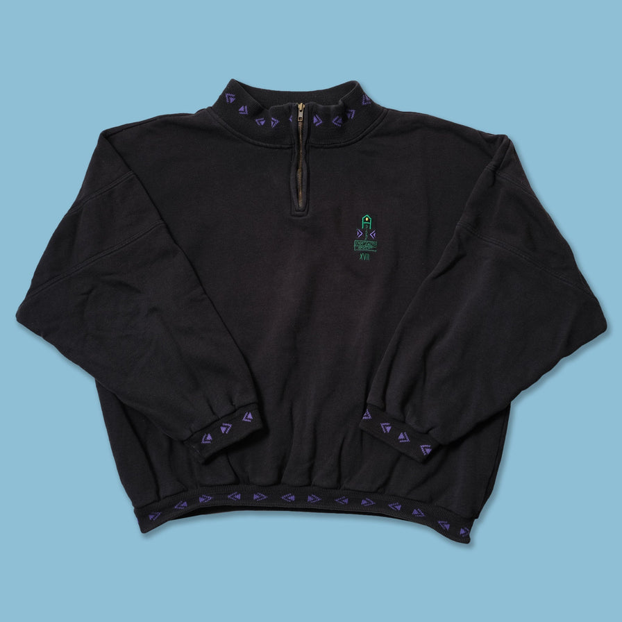 Vintage adidas Equipment Q-Zip Sweater Large / XLarge