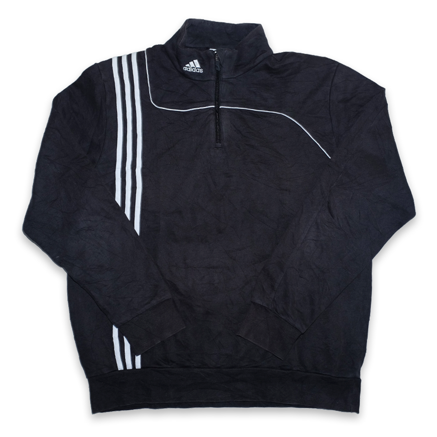 adidas Q-Zip Sweater XLarge - Double Double Vintage