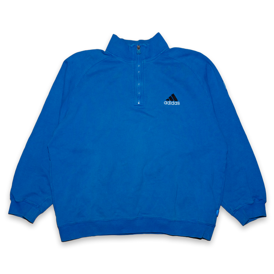 Vintage adidas Quater Zip XLarge - Double Double Vintage