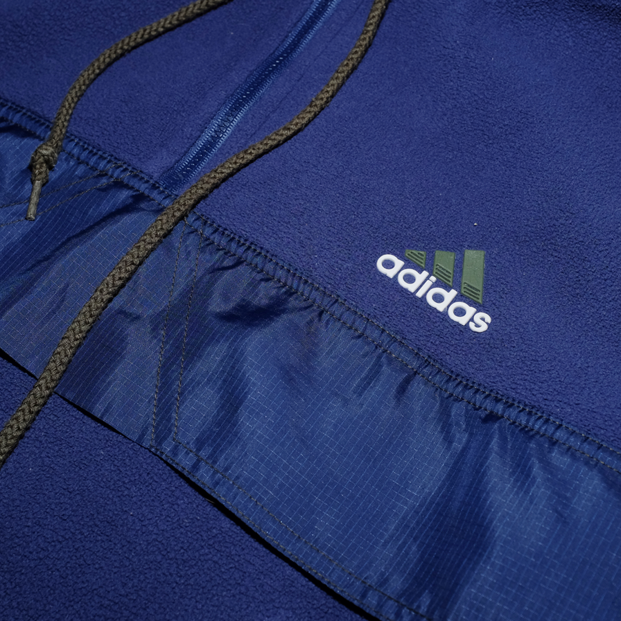 Vintage adidas Q-Zip Large - Double Double Vintage