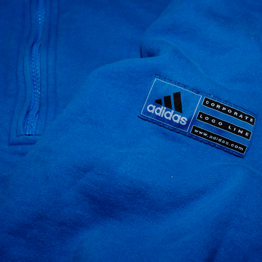Vintage adidas Quater Zip XLarge - Double Double Vintage