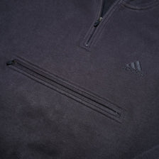 Vintage adidas Q-Zip Sweater Large - Double Double Vintage