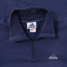 Vintage adidas Q-Zip Sweater Large / XLarge