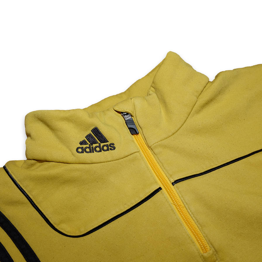 adidas Q-Zip Sweatshirt Large - Double Double Vintage