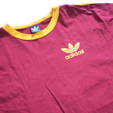 adidas Ringer T-Shirt Large - Double Double Vintage