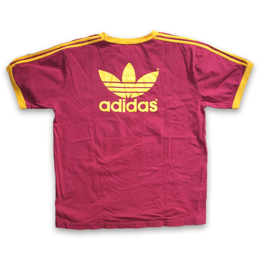 adidas Ringer T-Shirt Large - Double Double Vintage