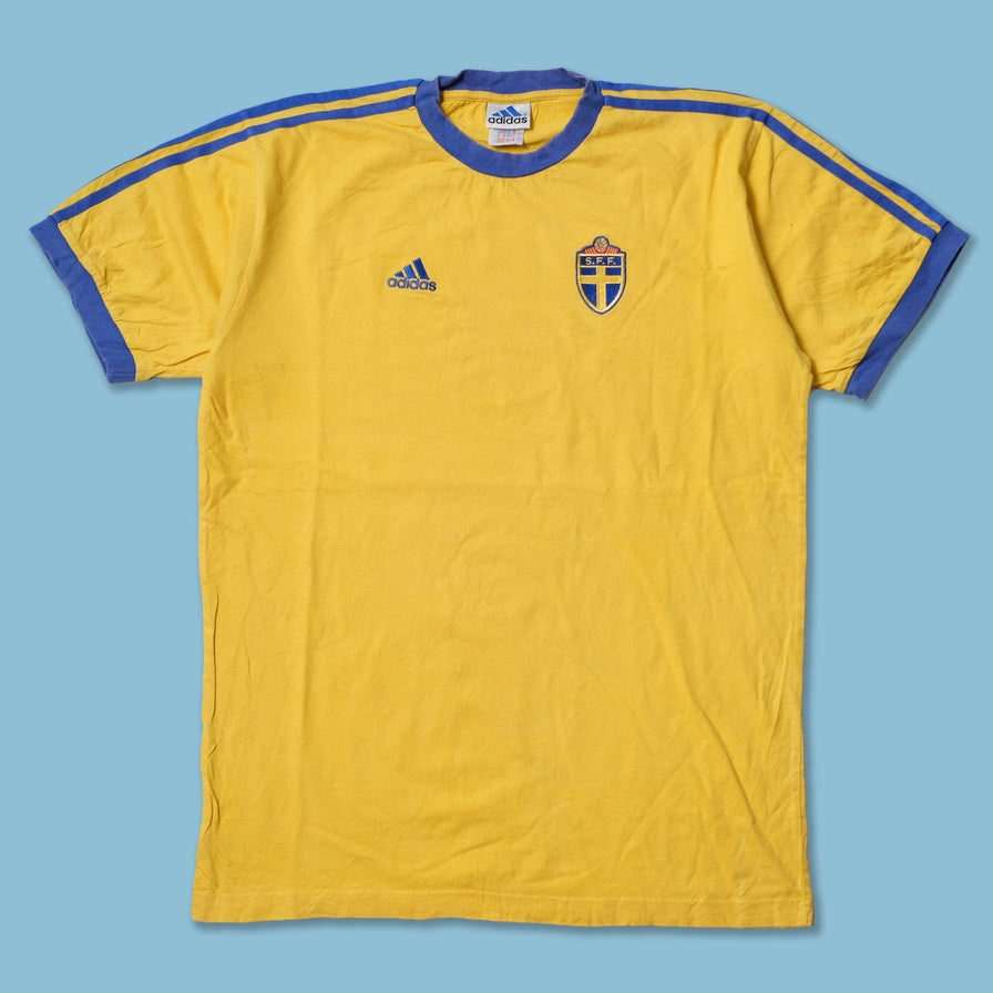 Vintage adidas Sweden T-Shirt Large / XLarge