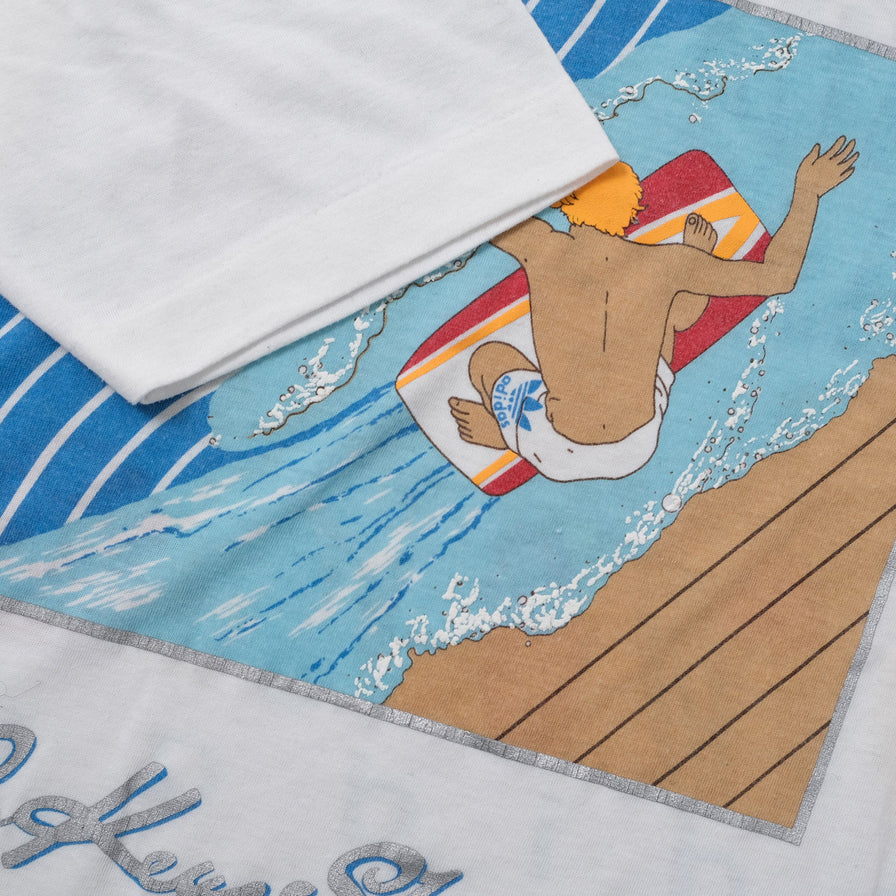Vintage 80s adidas Coco Beach T-Shirt Large