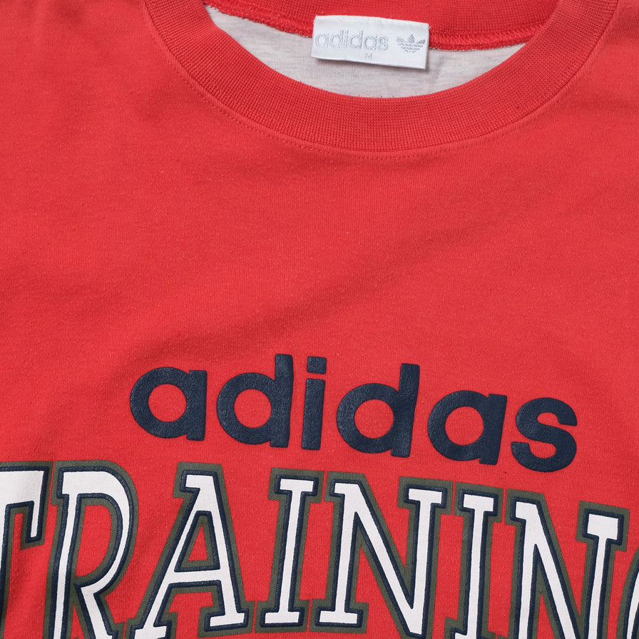Vintage adidas Training Short Sleeve Sweater Medium / Large