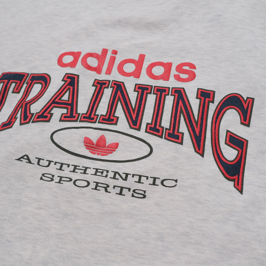 Vintage adidas Training Short Sleeve Sweater Large / XLarge