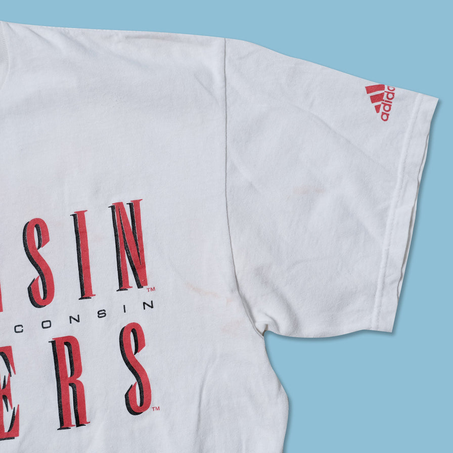 Vintage adidas Wisconsin Badgers T-Shirt XLarge