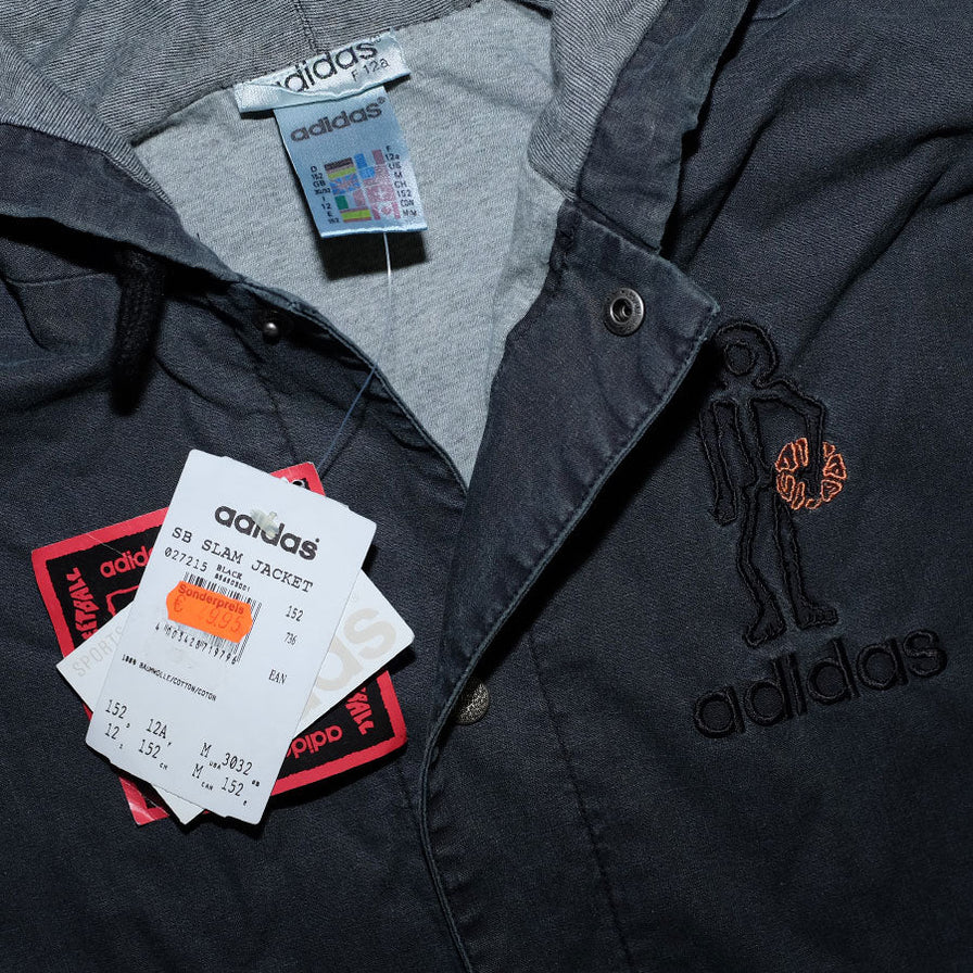 Vintage adidas Streetball Hooded Jacket Small - Double Double Vintage