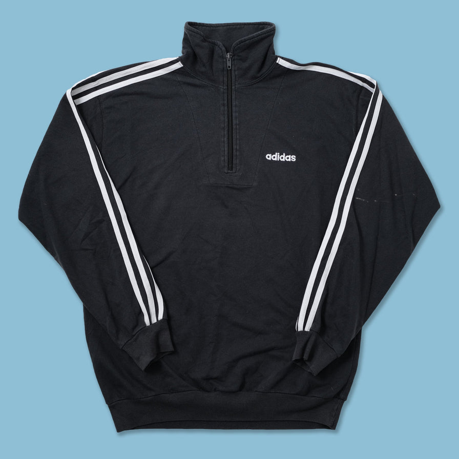 Vintage adidas Q-Zip Sweater Medium