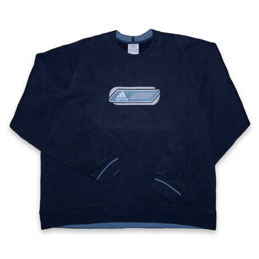 Vintage adidas Logo Sweatshirt XLarge - Double Double Vintage