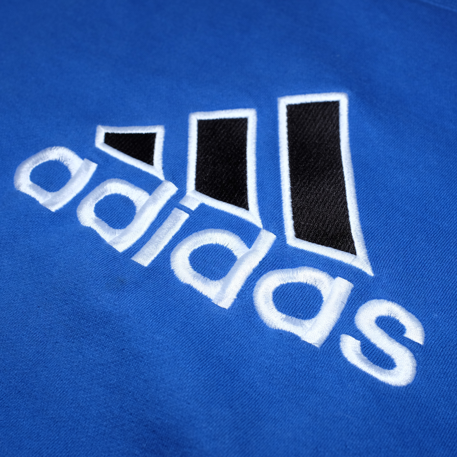Women Vintage adidas Logo Sweatshirt Large - Double Double Vintage