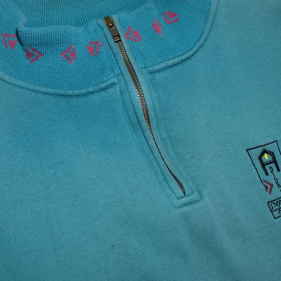 Vintage adidas Q-Zip Sweater XLarge - Double Double Vintage
