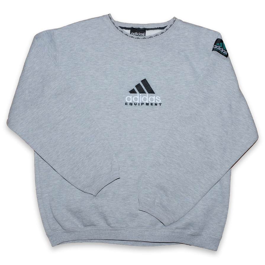 Vintage adidas Equipment Sweatshirt XLarge - Double Double Vintage