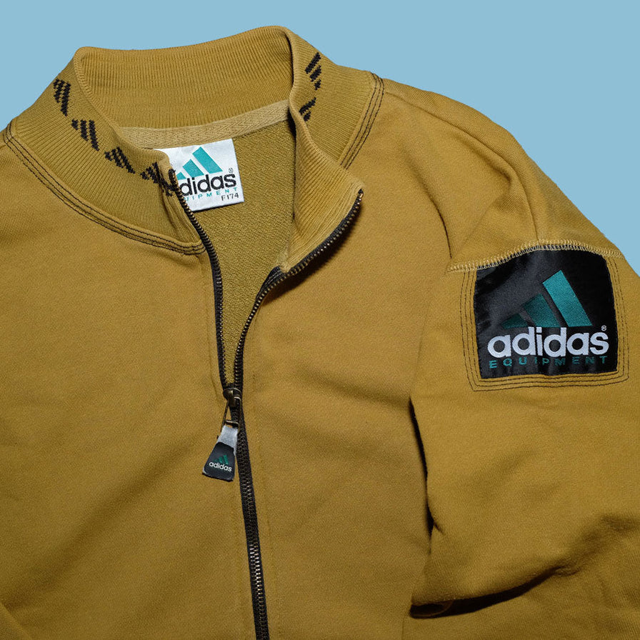 Vintage adidas Equipment Q-Zip Sweater Medium - Double Double Vintage