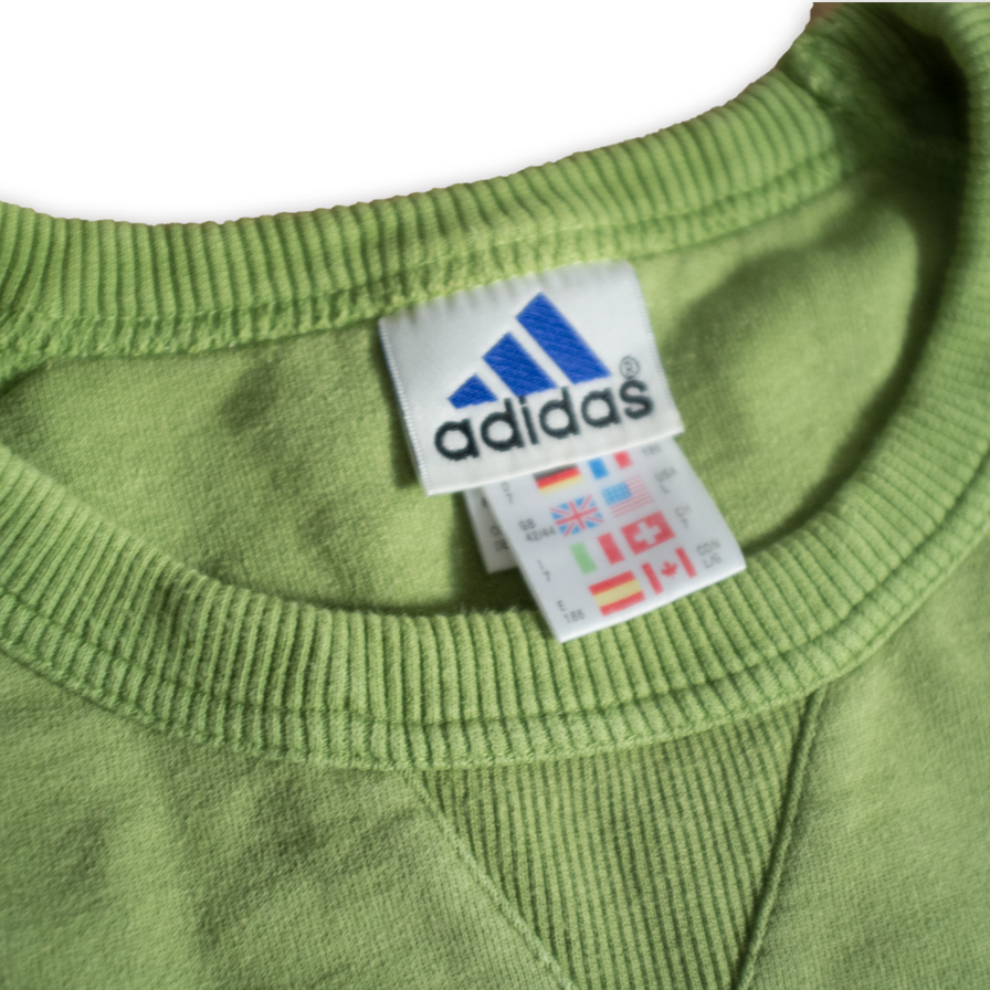 adidas Shortsleeve Sweater Large - Double Double Vintage