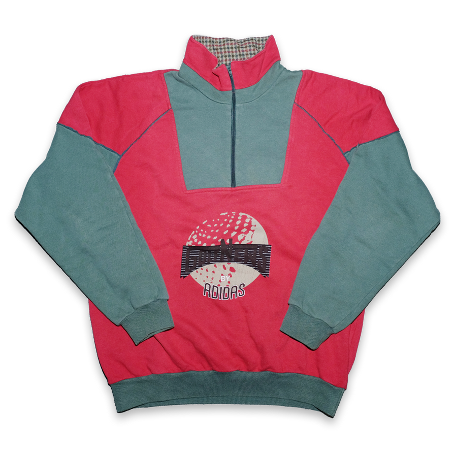 Vintage adidas Golf News Q-Zip Sweater Medium - Double Double Vintage