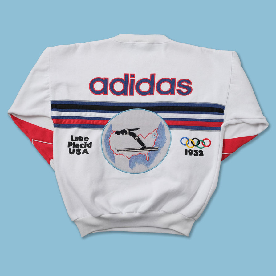 Vintage 80s adidas Lake Placid Olympic Sweater