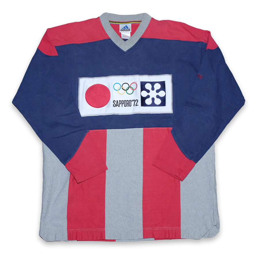 Vintage adidas Olympic Games Sapporo 1972 Sweater Large - Double Double Vintage