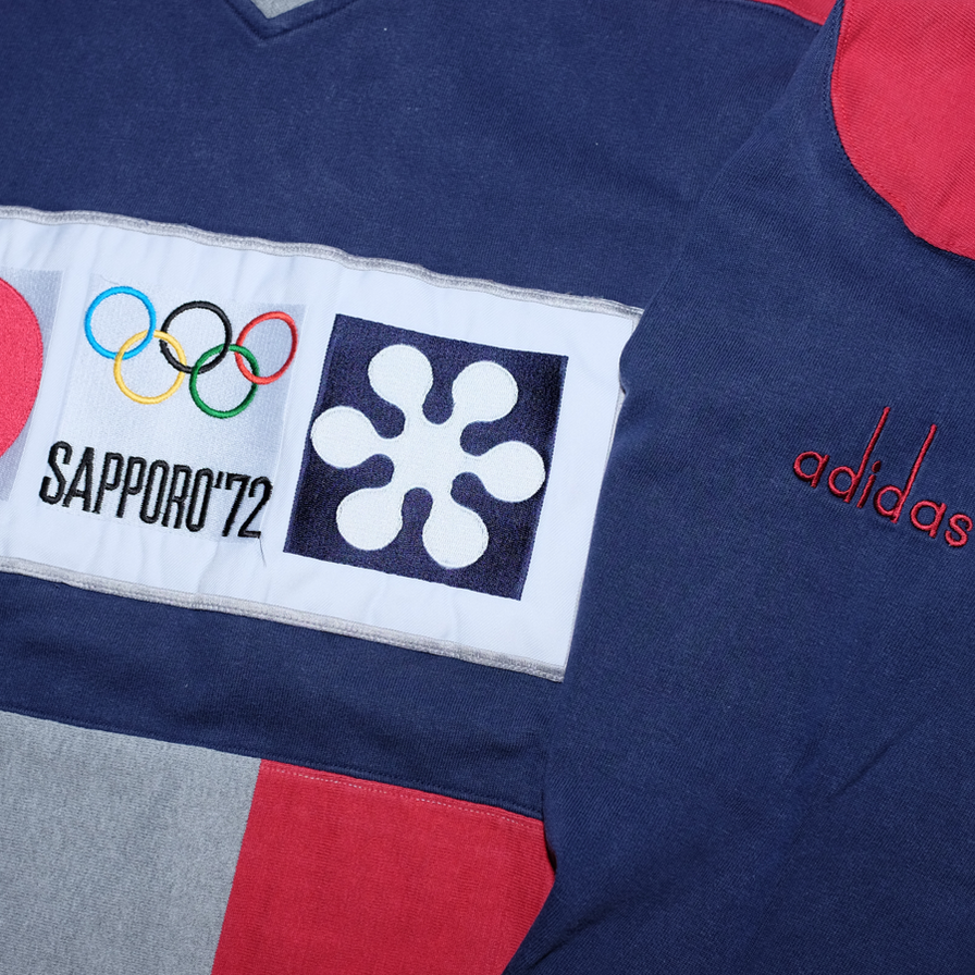 Vintage adidas Olympic Games Sapporo 1972 Sweater Large - Double Double Vintage