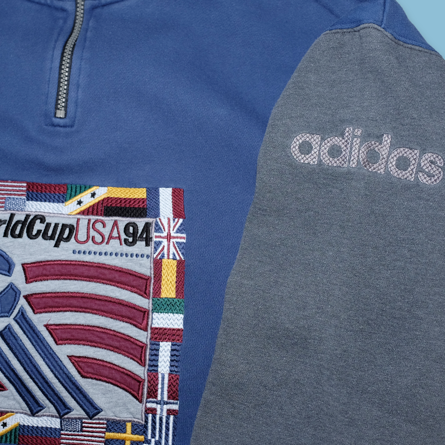 Vintage adidas World Cup '94 USA Sweater Medium - Double Double Vintage