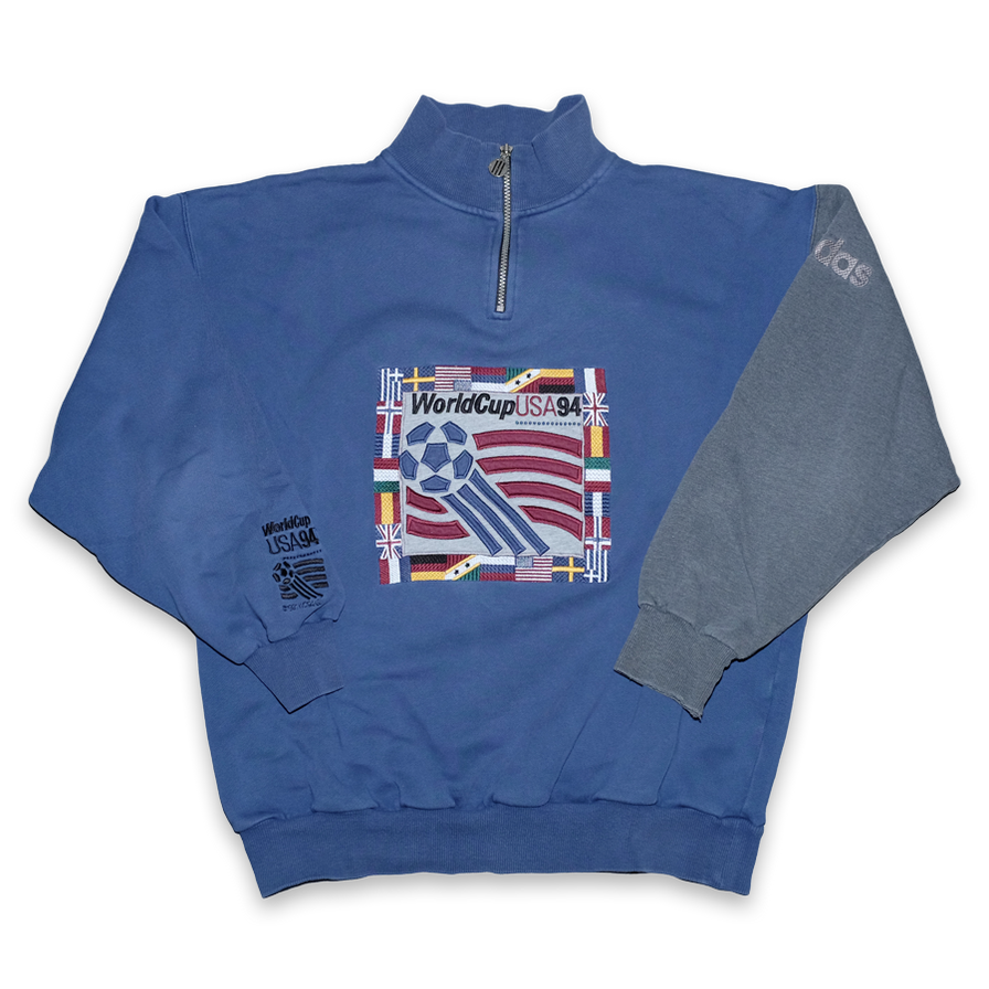 Vintage adidas World Cup '94 USA Sweater Medium - Double Double Vintage