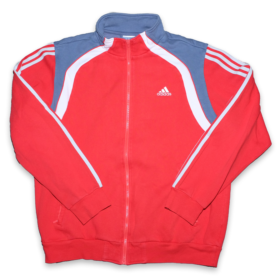 Vintage adidas Sweat Jacket XLarge - Double Double Vintage
