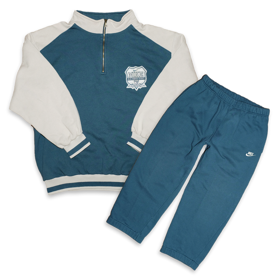 Vintage Nike Q-Zip with Sweatpants Large - Double Double Vintage