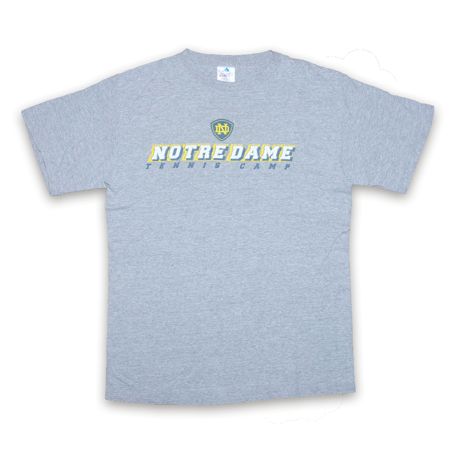 adidas Notre Dame College T-Shirt Large - Double Double Vintage