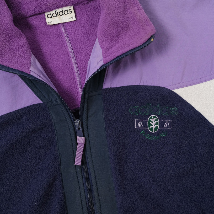 Vintage Adidas Fleece Jacket XLarge