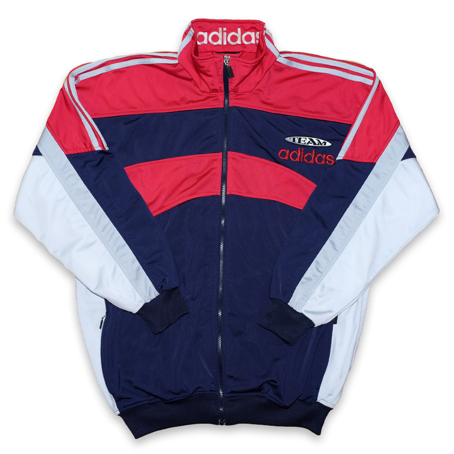 Vintage adidas Team Track Jacket Large - Double Double Vintage