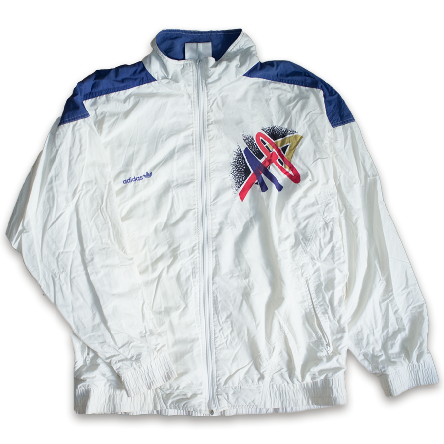 Rare adidas Stefan Edberg Trackjacket Large - Double Double Vintage