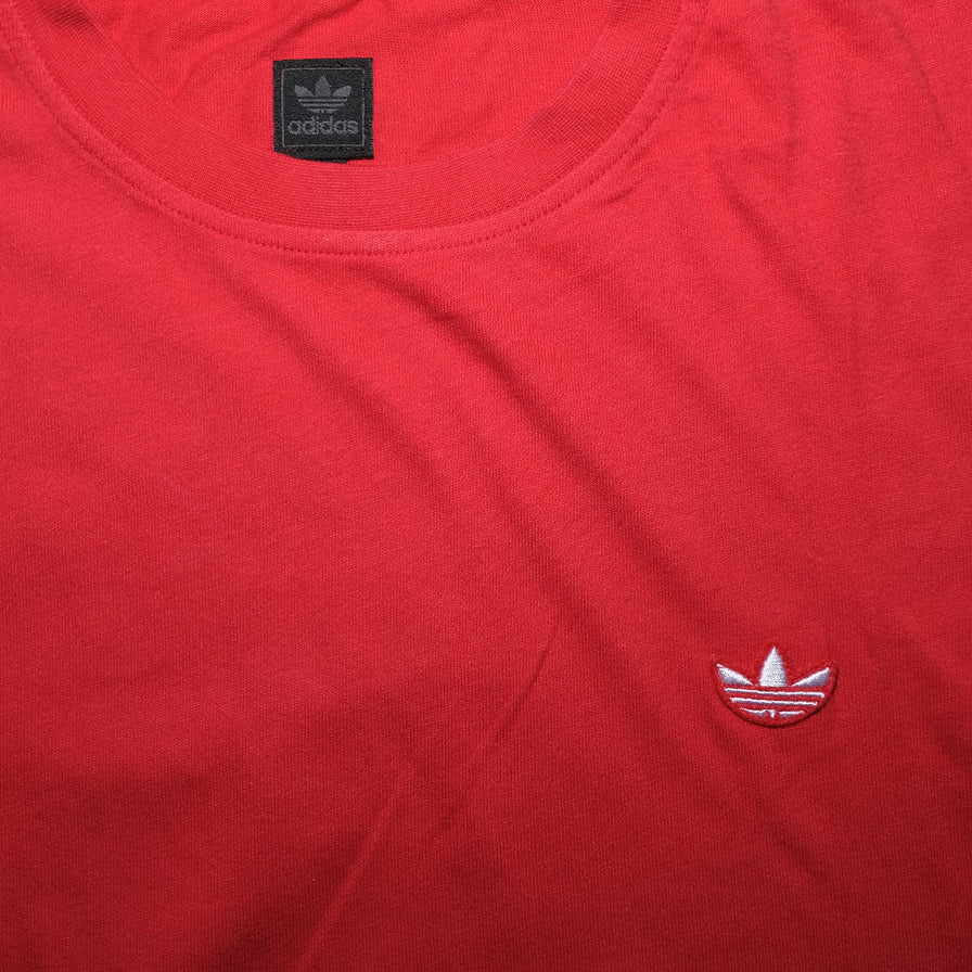 adidas Trefoil Logo T-Shirt Small - Double Double Vintage