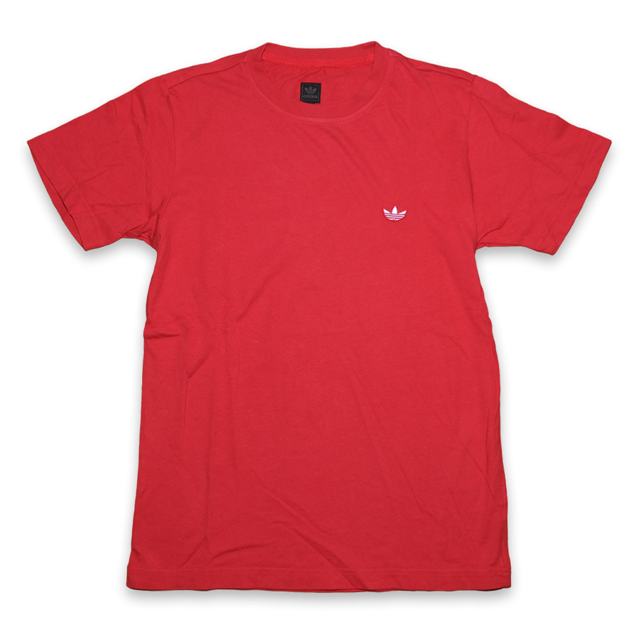 adidas Trefoil Logo T-Shirt Small - Double Double Vintage