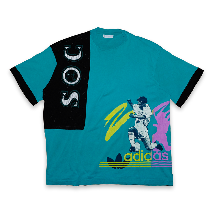 Rare adidas Soccer T-Shirt XLarge - Double Double Vintage