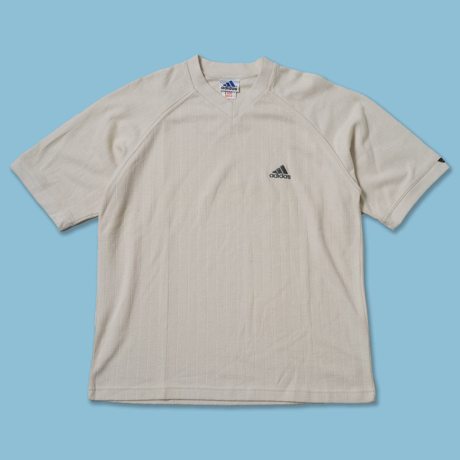 Vintage Deadstock adidas V-Neck T-Shirt Medium / Large
