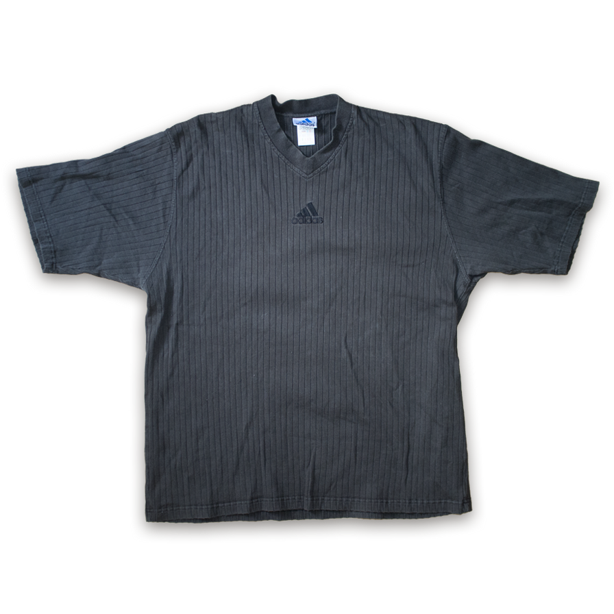 adidas V-Neck T-Shirt XLarge - Double Double Vintage